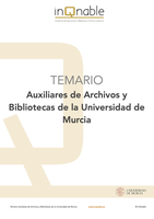 Auxiliares de Archivos y Bibliotecas de Universidad de Murcia Temario práctico Auxiliares de Bibliotecas